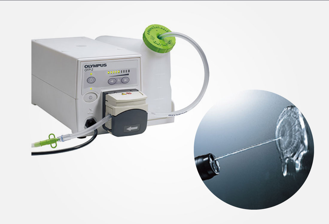 内視鏡用送水ポンプ・副送水機能 OFP-2（オリンパス社製）